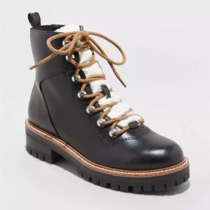 Leighton Hiking Boots Black - A New Day - SIZE 7.5